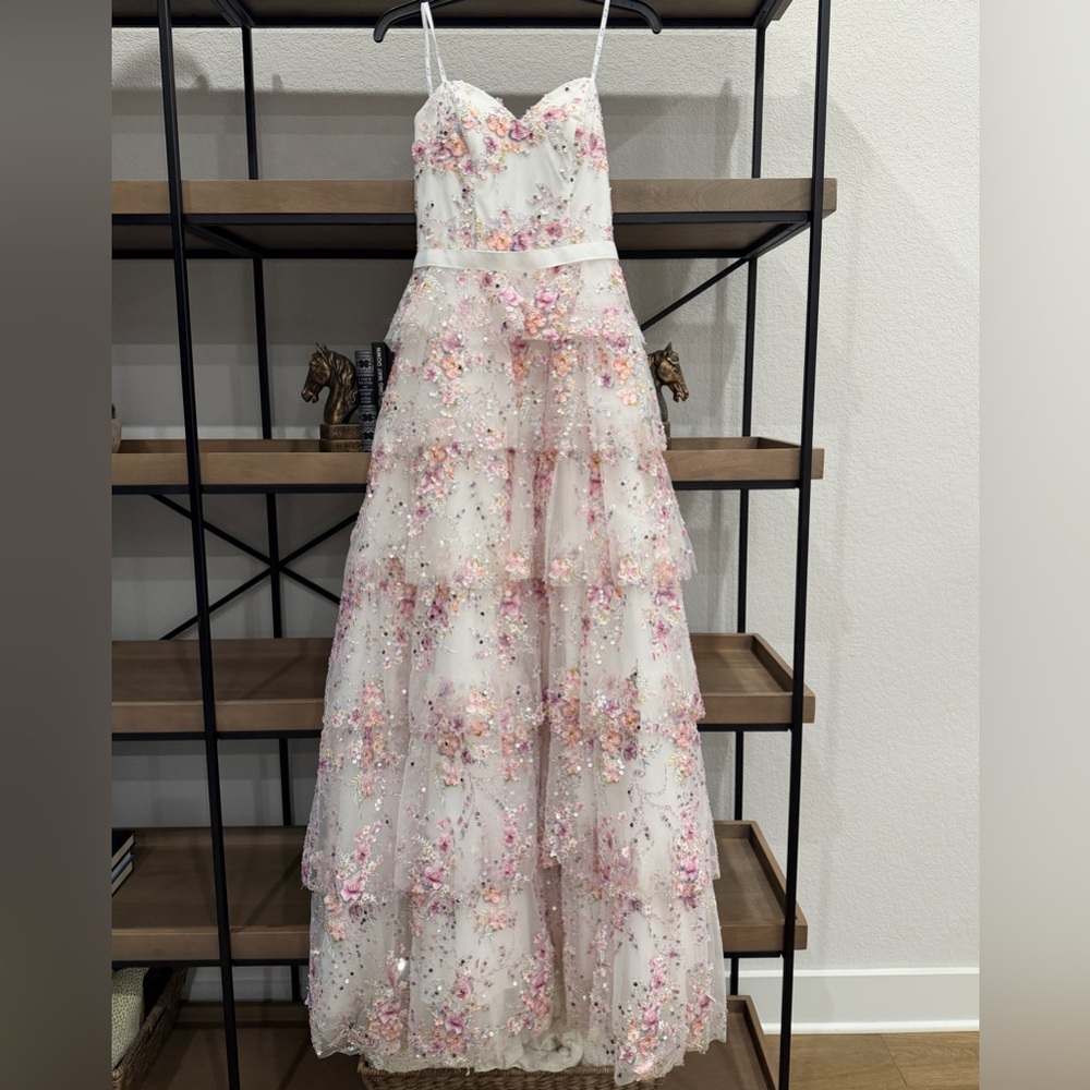 RARE - Camile La Vie - Floral Sequin Embellished Dress